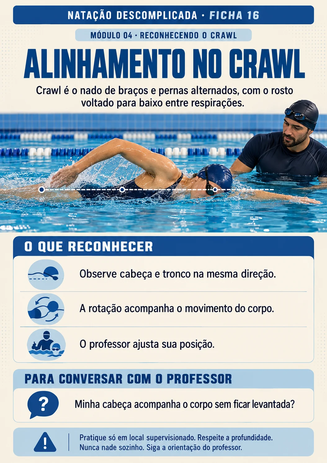 Prévia da ficha 16: Alinhamento no crawl