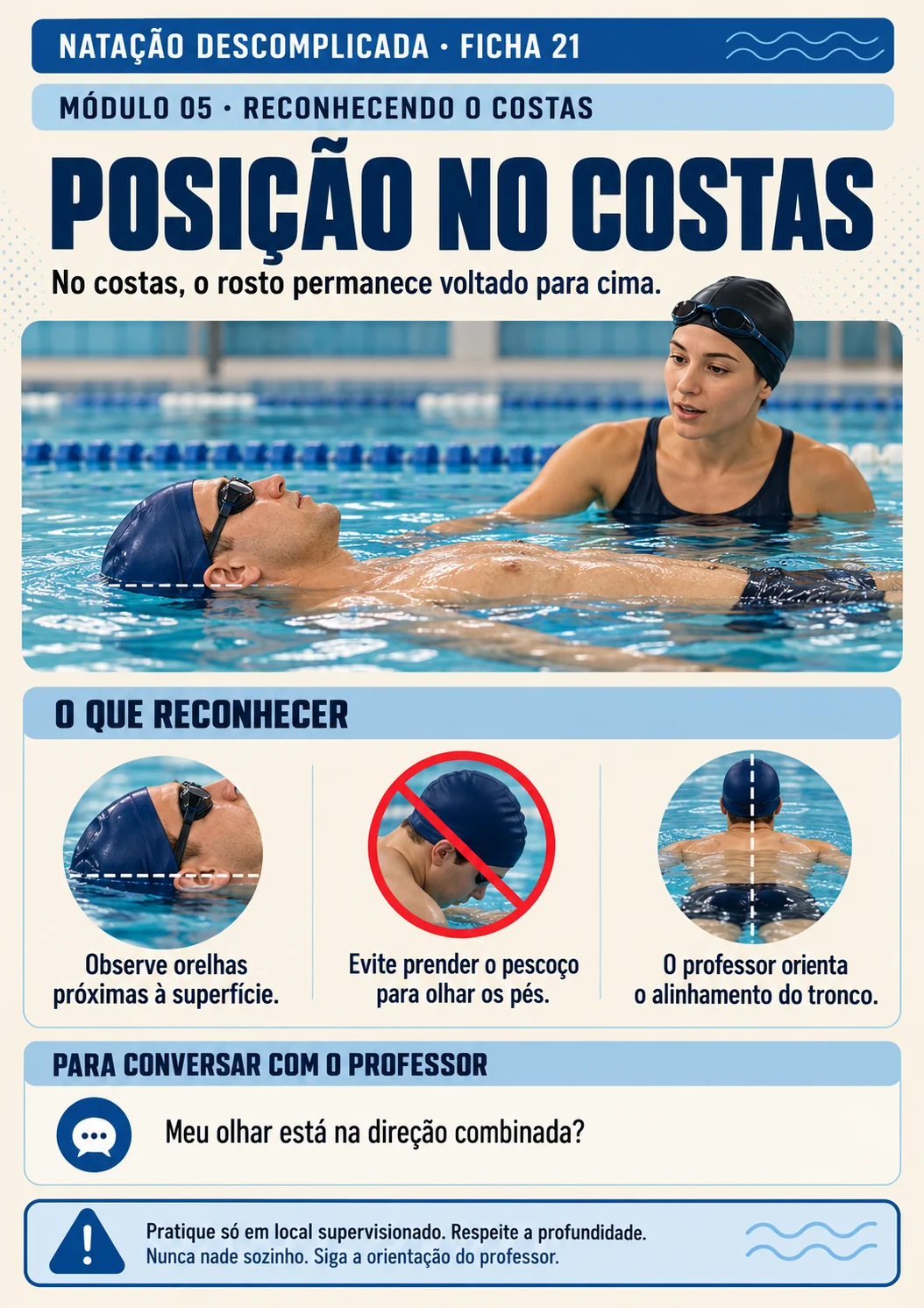 Prévia da ficha 21: Posição no costas