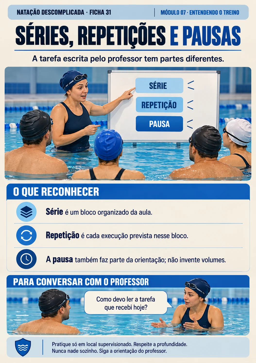 Prévia da ficha 31: Séries, repetições e pausas
